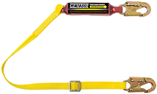 Gemtor Web Lanyard with Locking Snap Hooks, High Rise