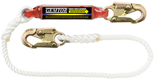 Gemtor Web Lanyard with Locking Snap Hooks, High Rise